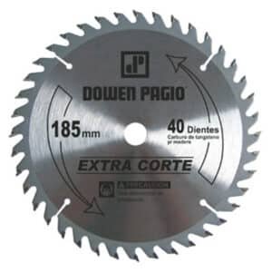 Disco para Sierra Circular 185 mm 40D Dowen Pagio